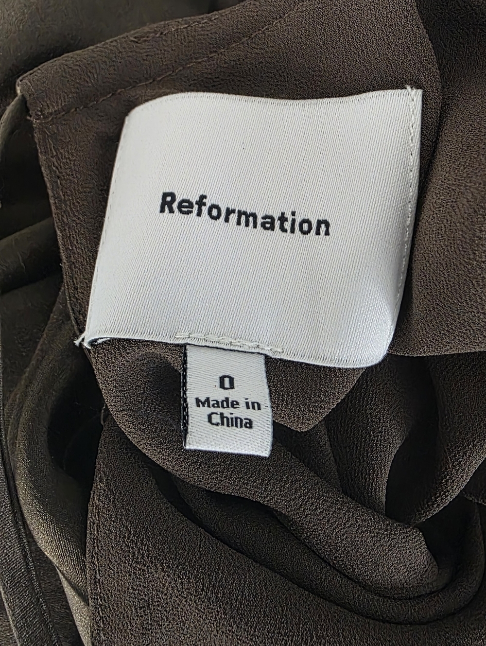 NWT Reformation Anaiis Silk Dress - Picture 5 of 8